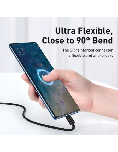 Cavo USB-C Baseus 100W 1m Bianco Nero | Melacompro
