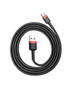 Cavo USB-C Baseus 1M 3A Grigio Nero | Melacompro 2