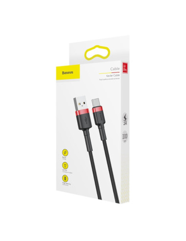Cavo USB-C Baseus 1M 3A Grigio Nero | Melacompro