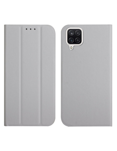 Cover Galaxy A22 4G Pelle Grigia Grigio | Melacompro