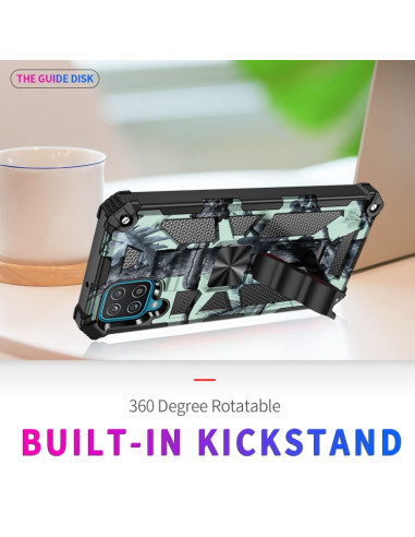 Cover Galaxy A12 Antiurto Mimetico Menta Verde | Melacompro