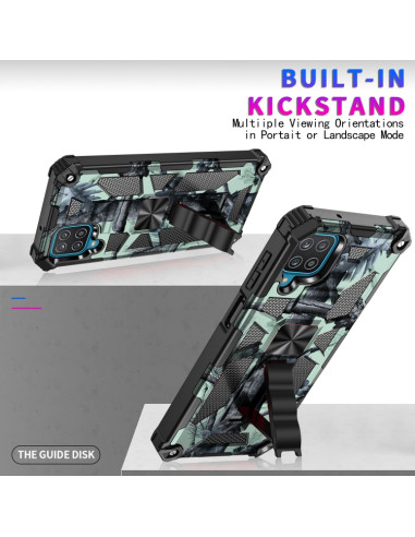 Cover Galaxy A12 Antiurto Mimetico Menta Verde | Melacompro