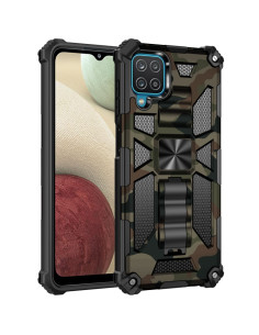 Cover Galaxy A12 Antiurto Mimetico Army Verde | Melacompro 2