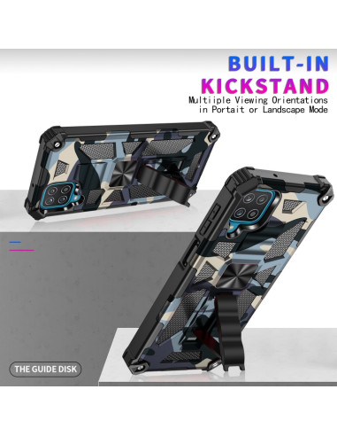 Cover Galaxy A12 Antiurto Mimetico Baby Blu | Melacompro