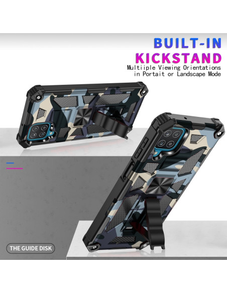 Cover Galaxy A12 Antiurto Mimetico Baby Blu | Melacompro