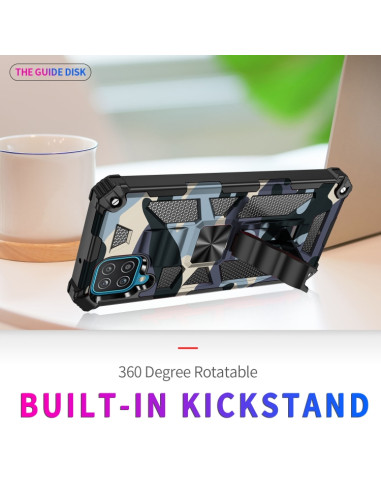 Cover Galaxy A12 Antiurto Mimetico Baby Blu | Melacompro