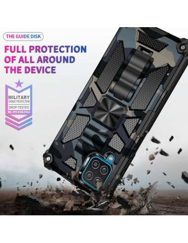 Cover Galaxy A12 Antiurto Mimetico Baby Blu | Melacompro