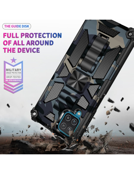 Cover Galaxy A12 Antiurto Mimetico Baby Blu | Melacompro