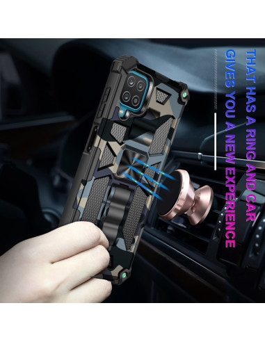 Cover Galaxy A12 Antiurto Mimetico Baby Blu | Melacompro