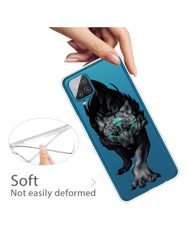 Cover Galaxy A12 TPU Antiurto Lupo Mutante | Melacompro