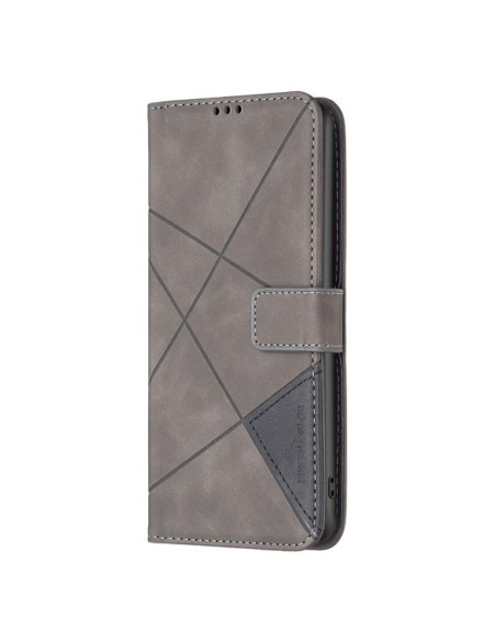 Cover Moto G56 5G Pelle PU Grigia | Melacompro