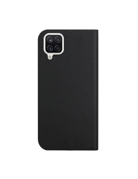 Cover Galaxy A22 4G Pelle Grigia Nero | Melacompro