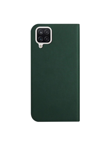 Cover Galaxy A22 4G Pelle Grigia Deep Verde | Melacompro