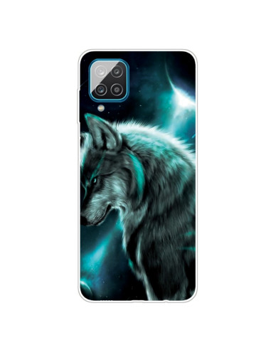 Cover Galaxy A12 TPU Lupo Chiaro Luna | Melacompro
