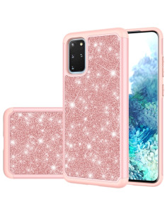 Cover Galaxy S20+ Silicone Arancione Rose Oro | Melacompro