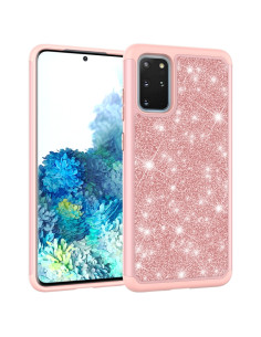 Cover Galaxy S20+ Silicone Arancione Rose Oro | Melacompro 2