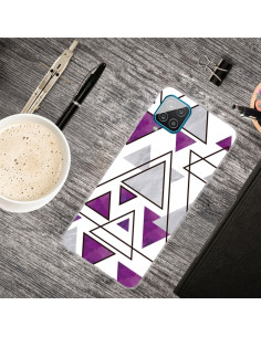 Cover Galaxy A12 TPU Marmo Triangolare