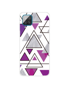 Cover Galaxy A12 TPU Marmo Triangolare | Melacompro 2