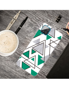 Cover Galaxy A12 TPU Marmo Triangolare