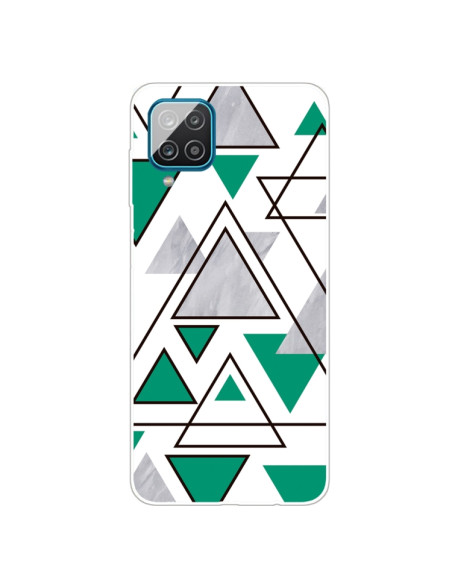 Cover Galaxy A12 Marmo Triangolare | Melacompro