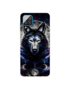 Cover Galaxy A12 TPU Antiurto Lupo Magico Trasparente