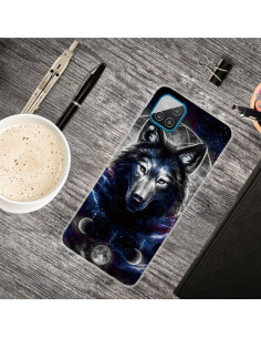 Cover Galaxy A12 TPU Antiurto Lupo Trasparente | Melacompro 2