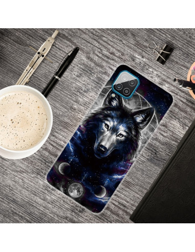 Cover Galaxy A12 TPU Antiurto Lupo Trasparente | Melacompro