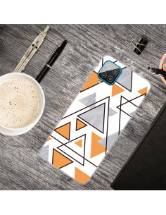 Cover Galaxy A12 TPU Marmo Triangolare