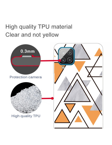 Cover Galaxy A12 TPU Marmo | Melacompro