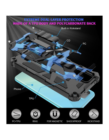 Cover Galaxy A32 4G Mimetico Blu Blu Navy Dark Blu | Melacompro