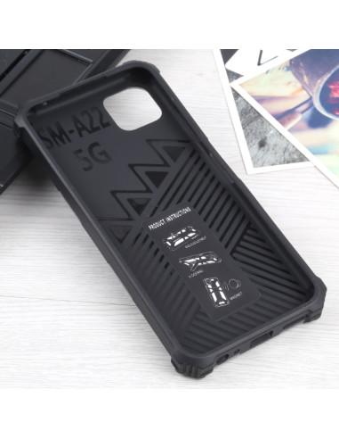 Cover Galaxy A22 5G Antiurto Mimetico Blu Navy Blu | Melacompro