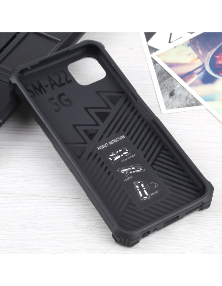 Cover Galaxy A22 5G Antiurto Mimetico Blu Navy Blu | Melacompro