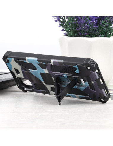 Cover Galaxy A22 5G Antiurto Mimetico Blu Navy Blu | Melacompro