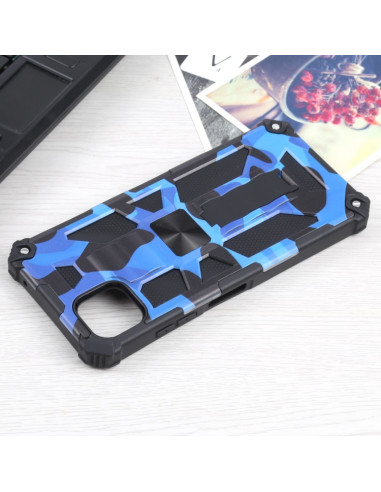 Cover Galaxy A22 5G Antiurto Mimetico Blu | Melacompro