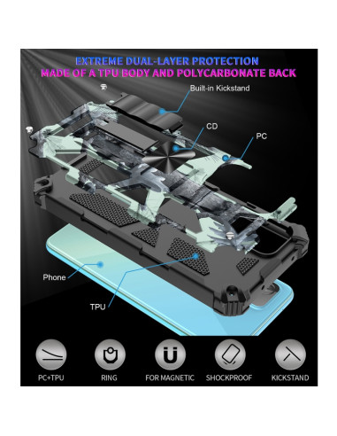 Cover Galaxy A32 4G Antiurto Verde Menta Menta Verde | Melacompro