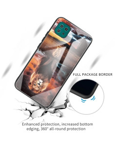 Cover Galaxy A22 5G Glass Leone Lion | Melacompro 2