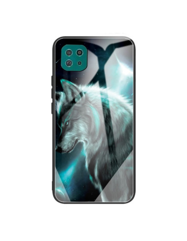 Cover Galaxy A22 5G Glass Leone Wolf | Melacompro