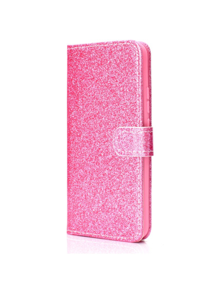 Cover Galaxy A32 4G Pelle Rosa Glitterato | Melacompro