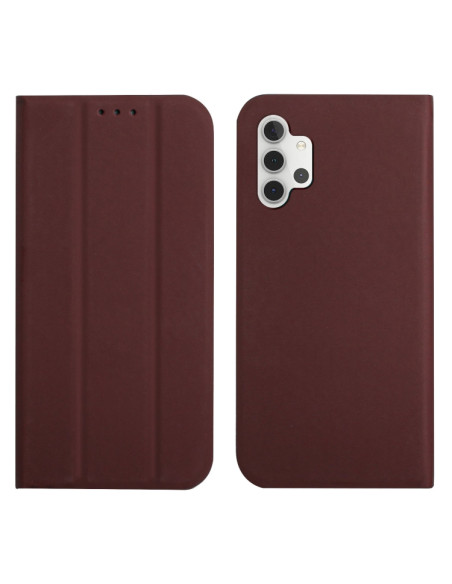 Cover Galaxy A32 4G Pelle PU Verde Menta Marrone | Melacompro