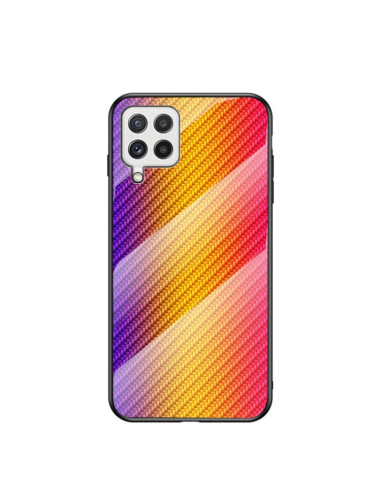 Cover Galaxy A22 4G Fibra Carbonio Oro | Melacompro
