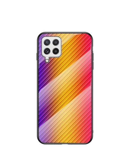 Cover Galaxy A22 4G Fibra Carbonio Oro | Melacompro