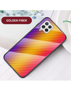 Cover Galaxy A22 4G Fibra Carbonio Oro | Melacompro 2