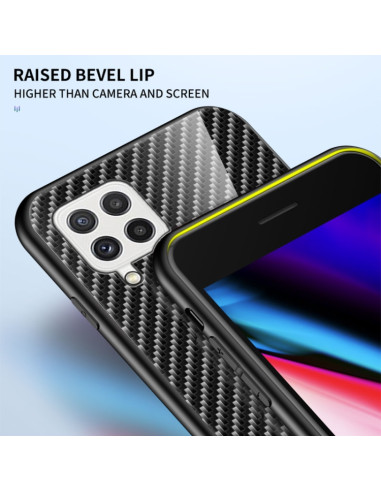 Cover Galaxy A22 4G Fibra Carbonio Oro | Melacompro