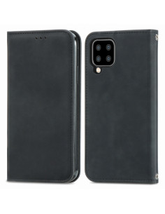 Cover Galaxy A22 4G Pelle PU Portafoglio Nero | Melacompro 2