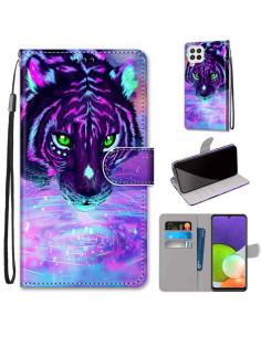 Cover Galaxy A22 4G Portafoglio PU Leather Flip