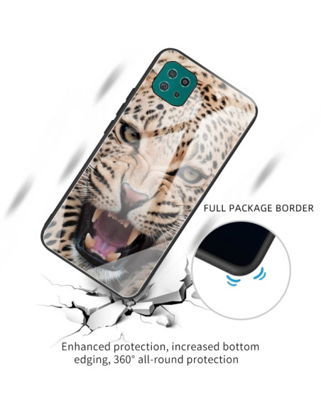 Cover Galaxy A22 5G Vetro Leopardato | Melacompro