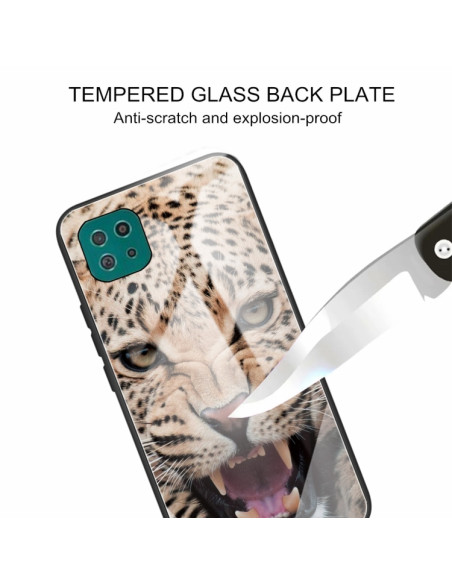 Cover Galaxy A22 5G Vetro Leopardato | Melacompro