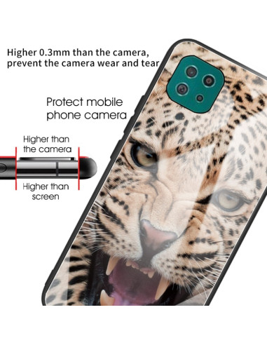 Cover Galaxy A22 5G Vetro Leopardato | Melacompro