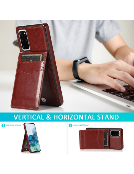 Cover Galaxy S20 Plus PC + TPU Marrone | Melacompro