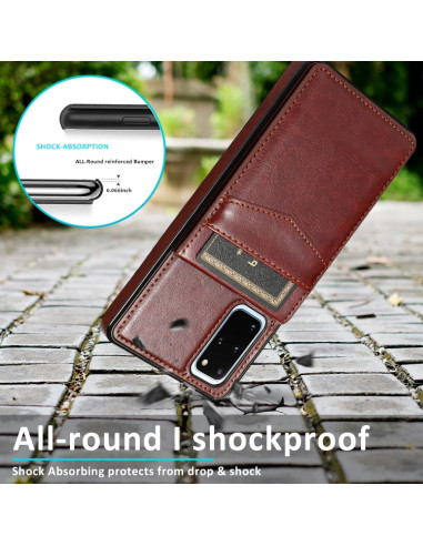 Cover Galaxy S20 Plus PC + TPU Marrone | Melacompro